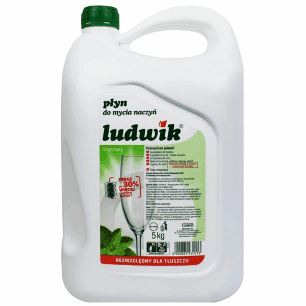 Ludwik Płyn do mycia mięta naczyń 5l