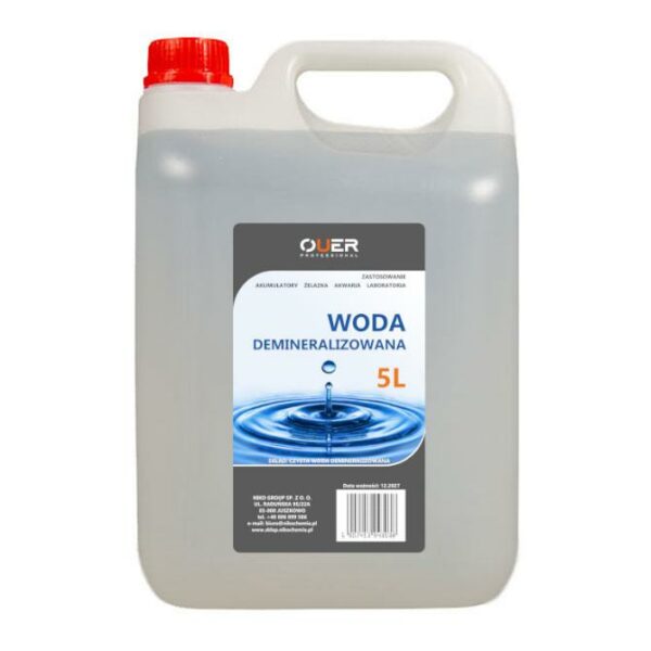 OUER - Woda destylowana 5l x 108szt. paleta - obrazek 2