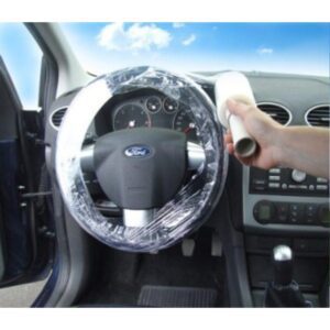 Pokrowce na kierownicę z rączką tekturową